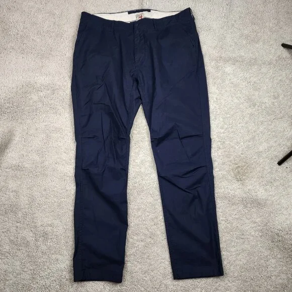 Relwen Flyweight Flex Chino Pants Mens Size 38x31 Navy Blue Huckberry REI Travel